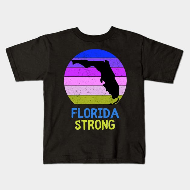 Florida Strong Kids T-Shirt by E.S. Creative